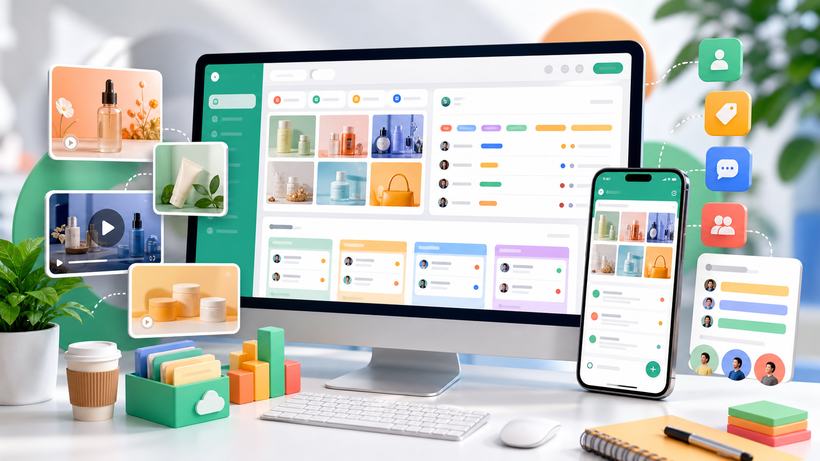 社群管理和素材运营方案产品图